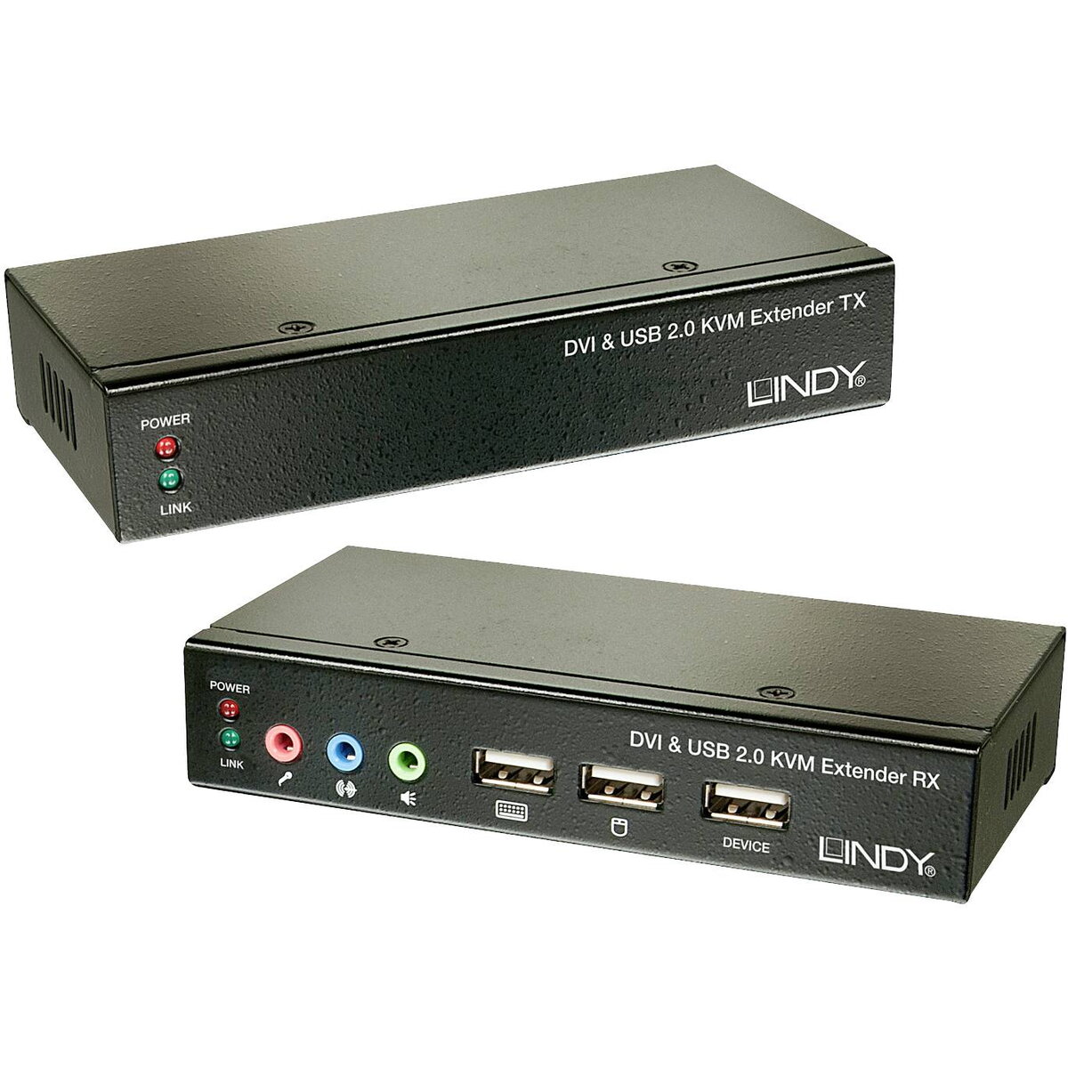Switch KVM Cat6  Extender Classic DVI USB Audio, 50m
