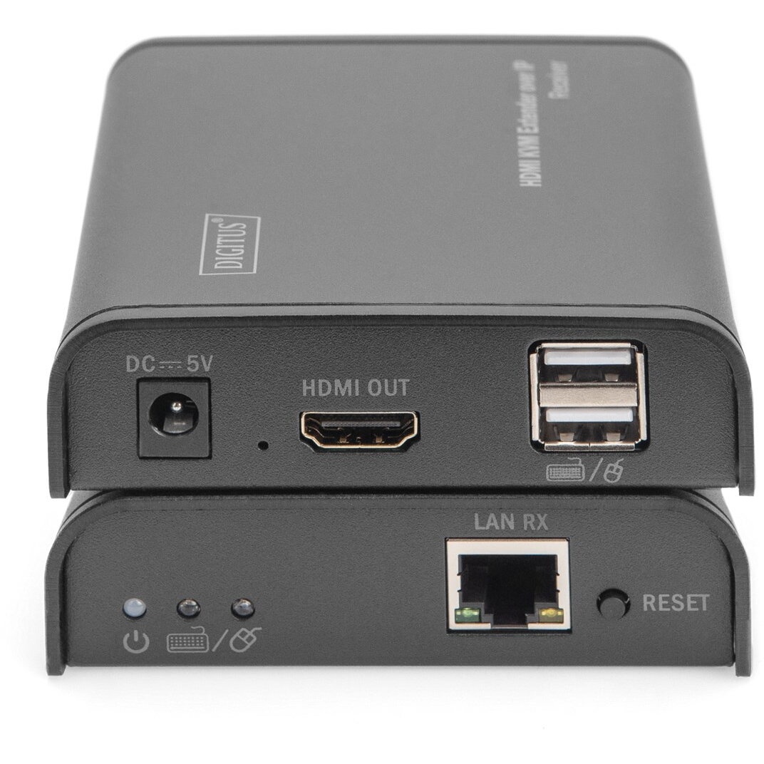 Switch KVM Digitus HDMI KVM IP Extender Set