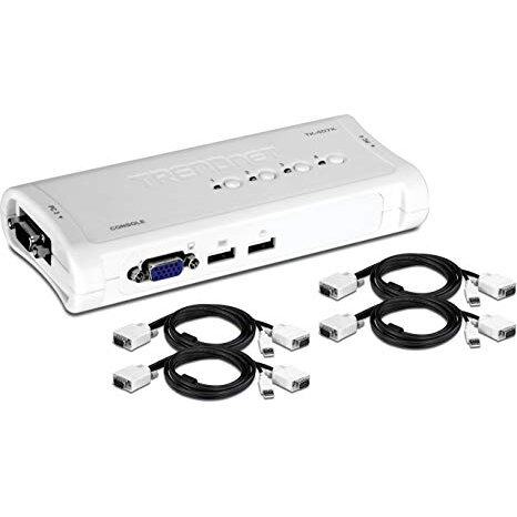 Switch KVM TK-407K 4-Port USB KVM Switch Kit