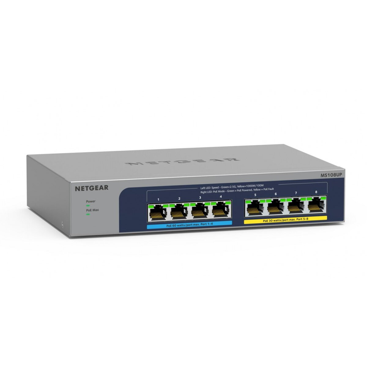 Switch MS108UP 8x2.5GE PoE++