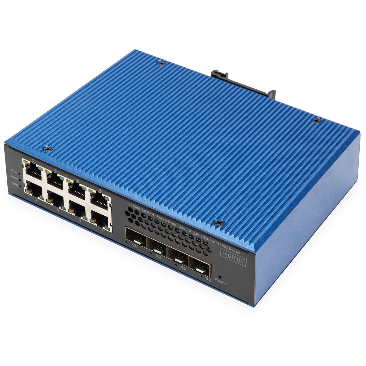 Switch Switch Digitus Gigabit Ethernet PoE Ind. 8+4SFP