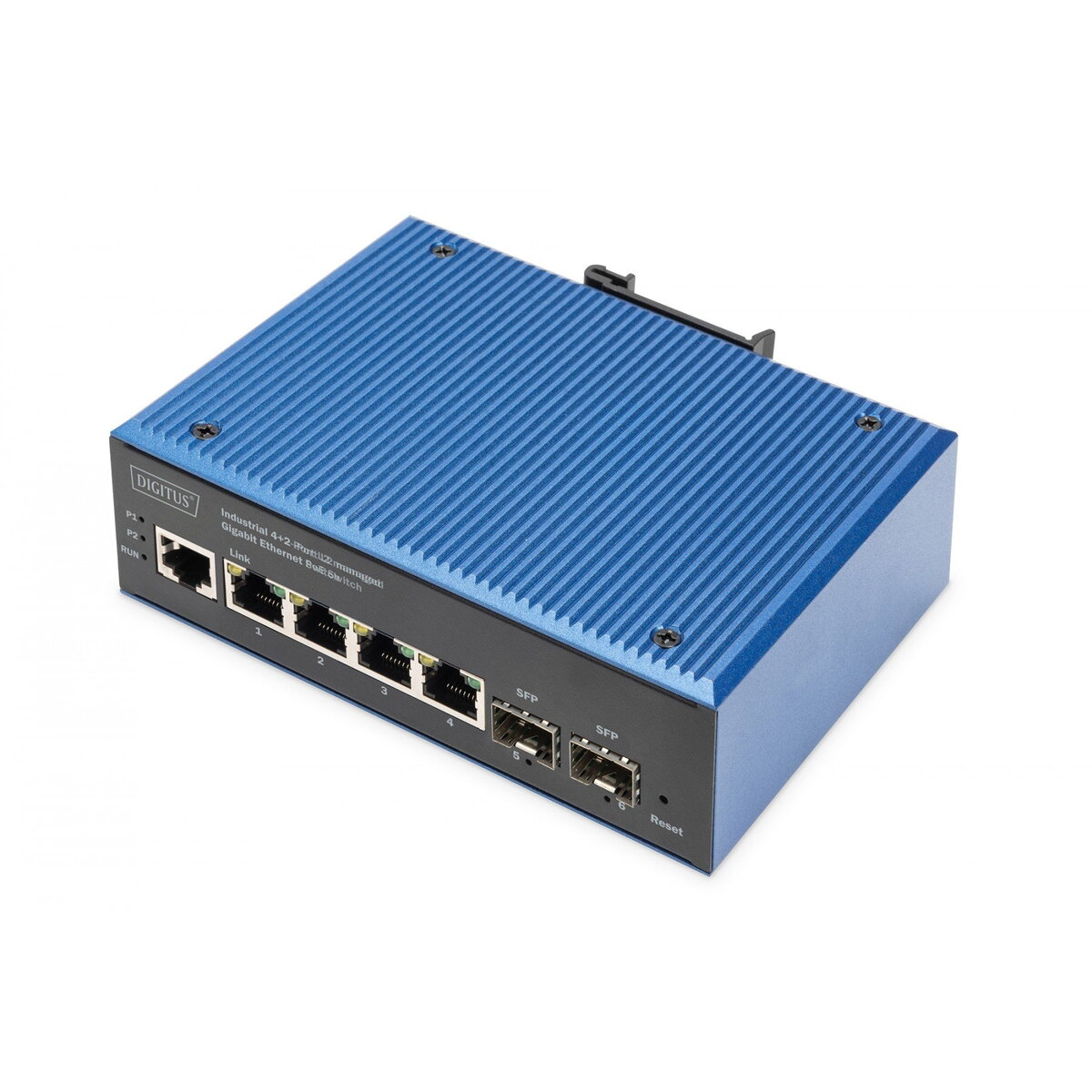 Switch Switch Digitus Gigabit Ethernet PoE Industrial 4+2