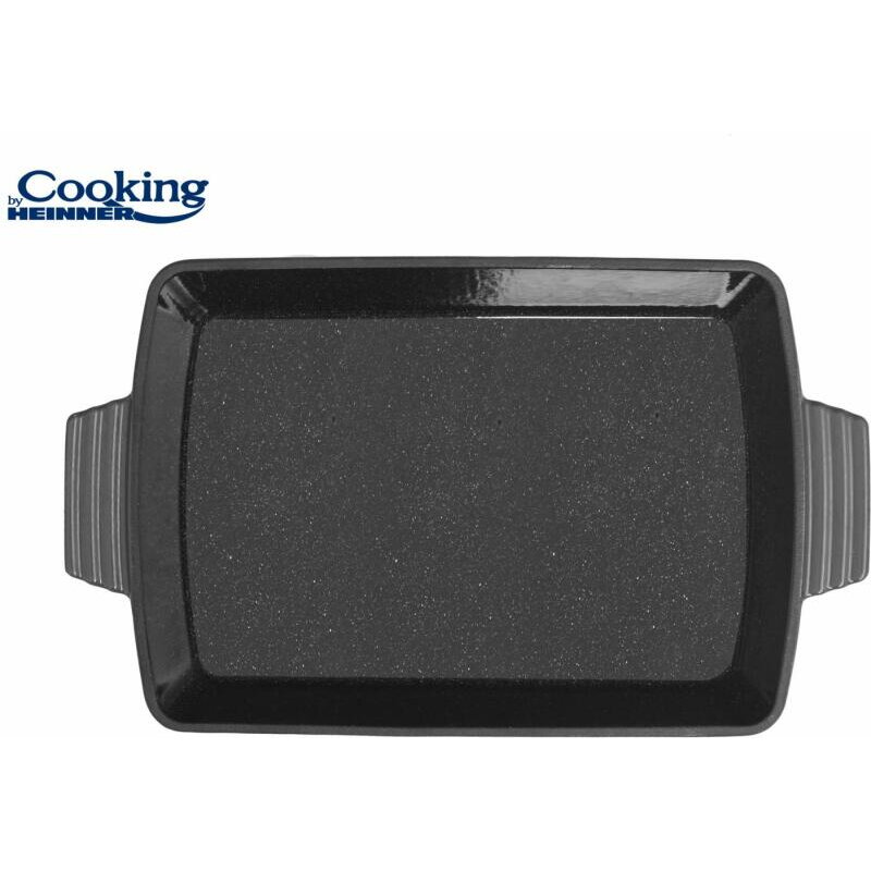 Tava Fonta Emaila 3x23x7 Cm Marble Gri