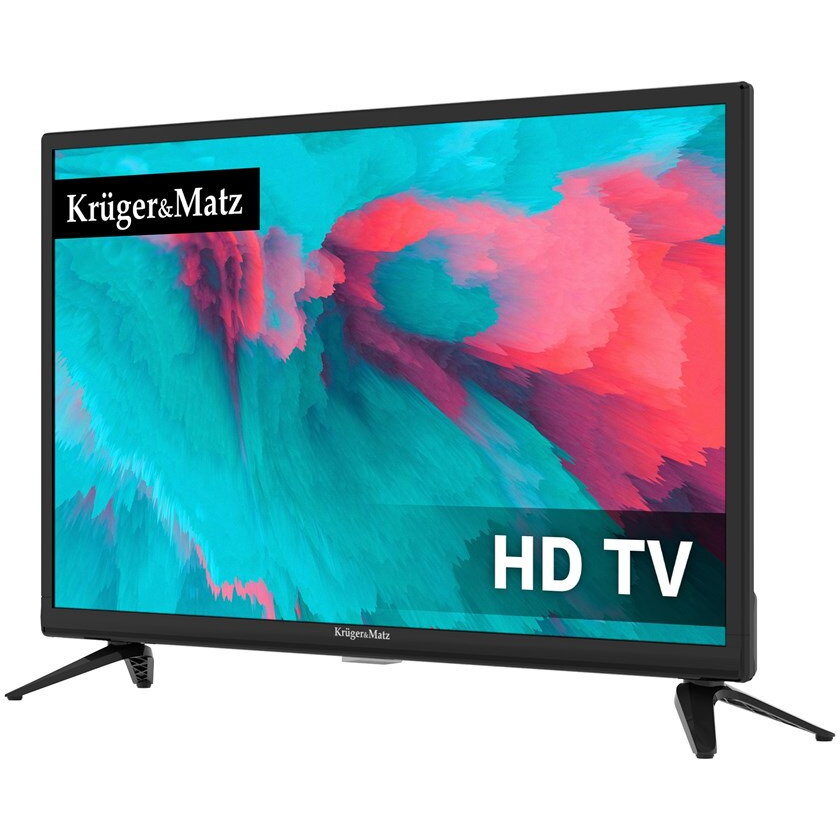 Televizor LED KM0224-T4 HD 24Inch 61CM Negru