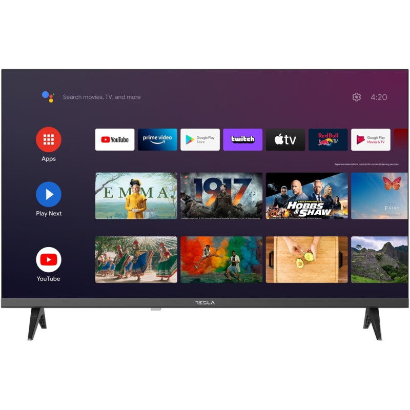 Televizor Smart LED 32E635BHS 81cm HD Frameless  Android TV 11 Clasa E Negru