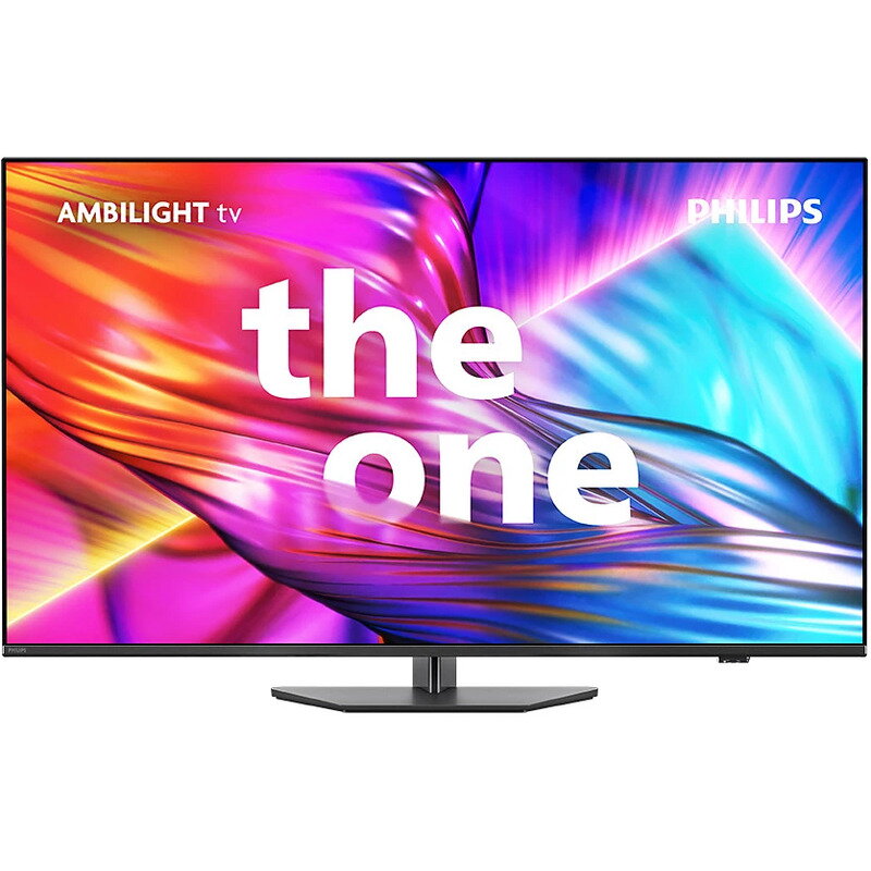 Televizor LED The One Smart TV 50PUS8919/12 Seria PUS8919/12 126cm gri antracit 4K UHD HDR Ambilight pe 3 laturi