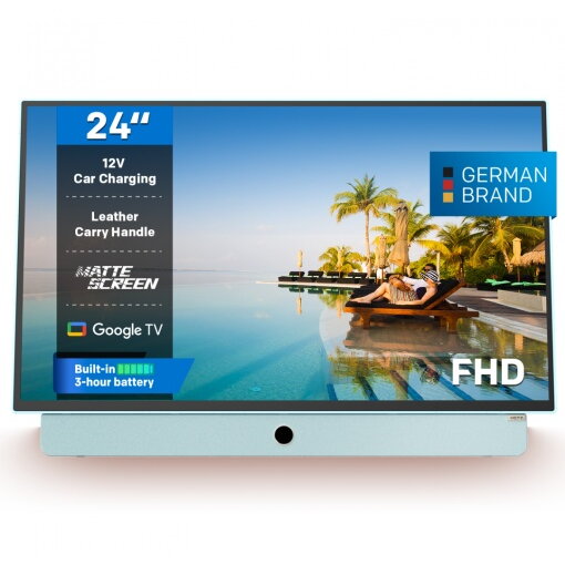 Televizor portabil LED 61 cm (24) 24MPE7000Y, Full HD , Smart TV, Google TV, WiFi, CI+