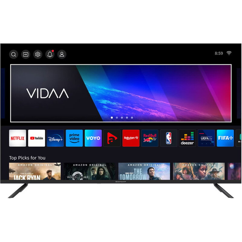 Televizor LED 55inch Diamant 4K-SMART 55HL5530U/C Negru