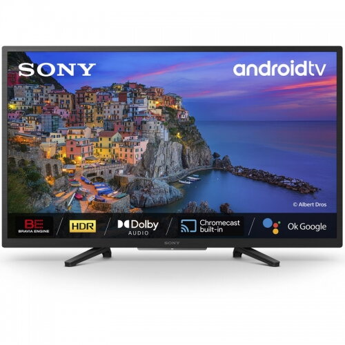 Televizor Smart TV KD-32W800 Seria W800 80cm negru HD Ready