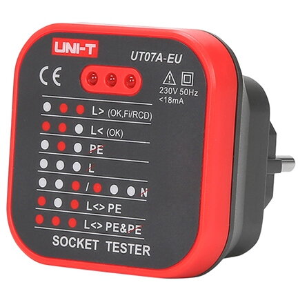 TESTER PRIZA 230V AC UT07A-EU 