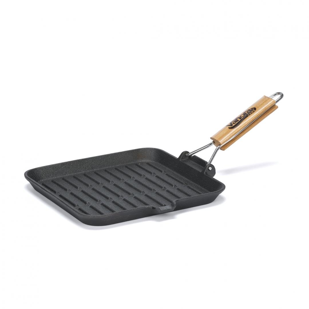 Tigaie Grill Fonta 23x2 cm Black