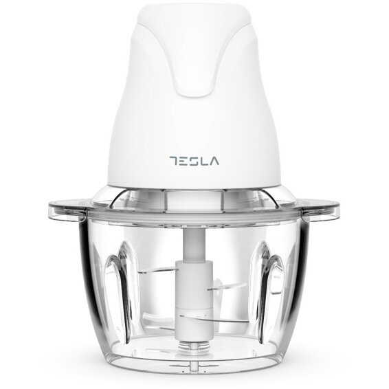 Tocator Tesla FC302W, 400W, 1L, Albbol sticla, 4 lame inox
