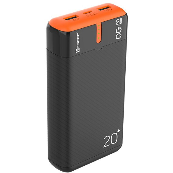 Acumulator Extern EnerGen 20000mAh PD+QC3.0 BO Negru