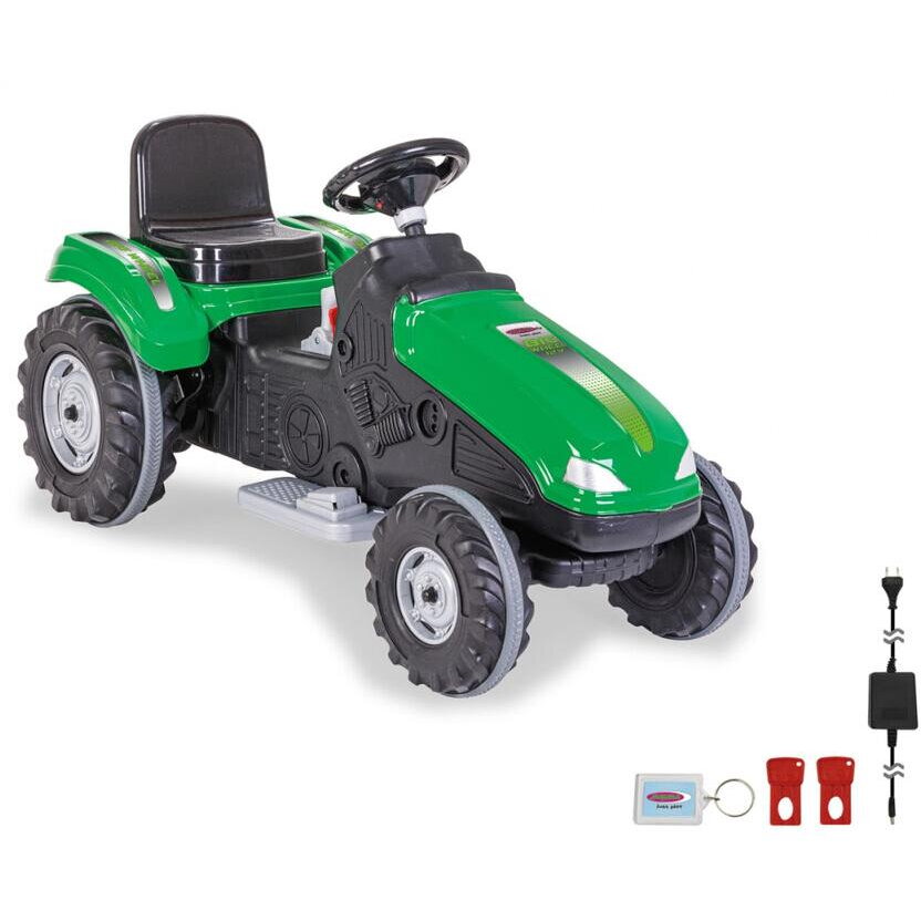 Tractor electric Ride-on Big Wheel 12V Verde 3+