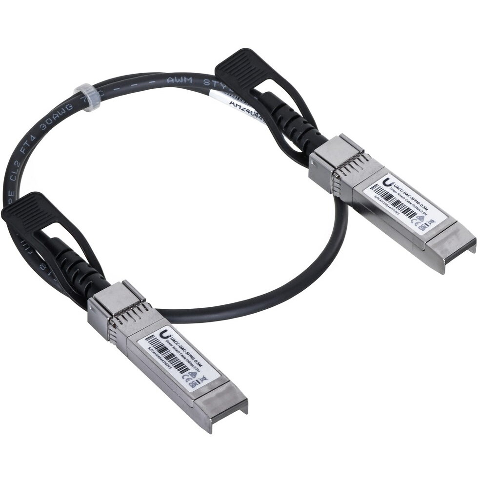 UACC-DAC-SFP10-0.5M InfiniBand/fibre optic cable SFP+ Black