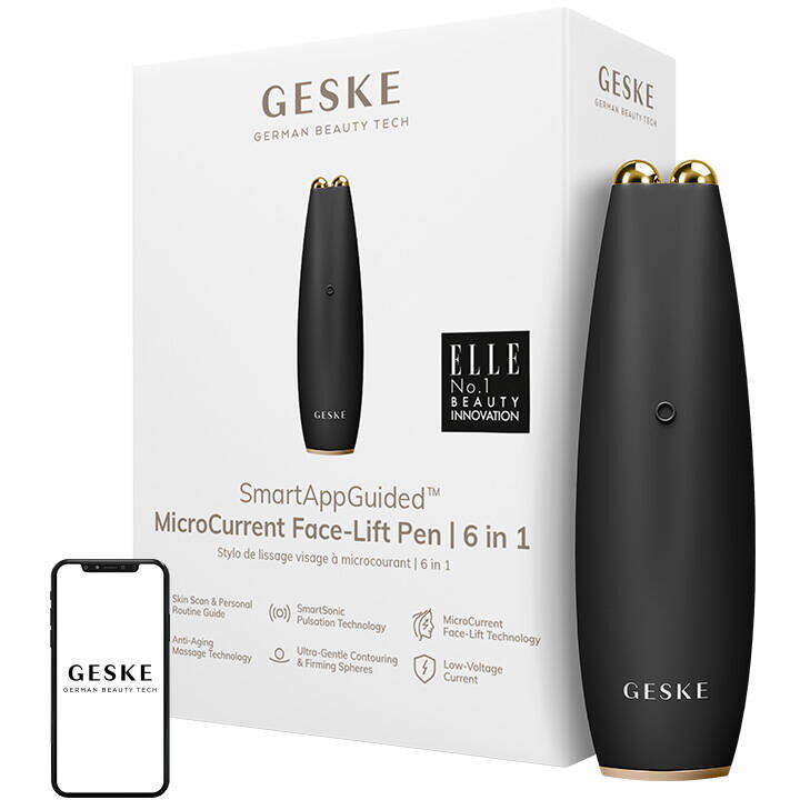 Urządzenie do mikroprądowego liftingu twarzy 6w1  z Aplikacją (szary)