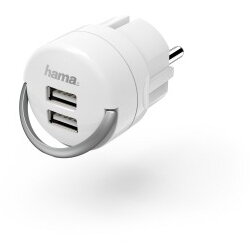 USB Adapter, 2.4 A, 2 Outputs