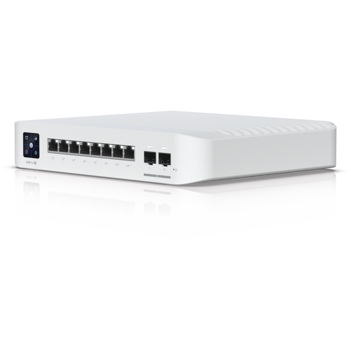 Switch USW-Pro-8-PoE 8 Ports 2x SFP+ 6x PoE+ 2x PoE++ Alb