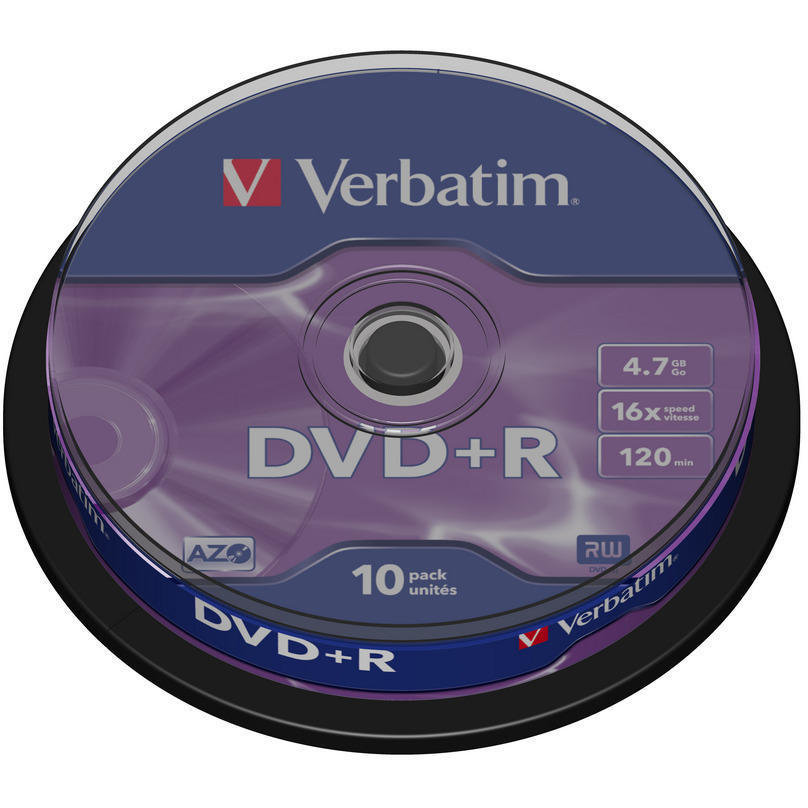 Mediu optic DVD+R pack 10 bucati