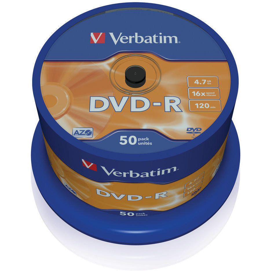 Mediu optic DVD-R 4.7GB 16x spindle 50 bucati