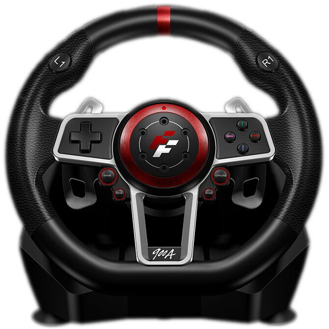 Volan Gaming Suzuka 900A Negru/Rosu