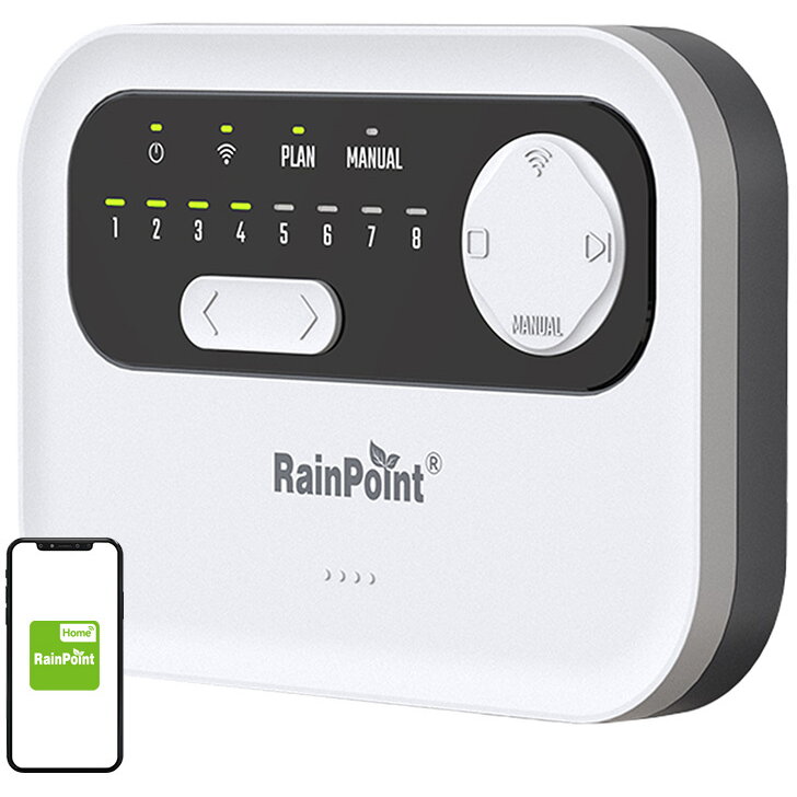 WiFi controler de aspersoare cu 8 zone