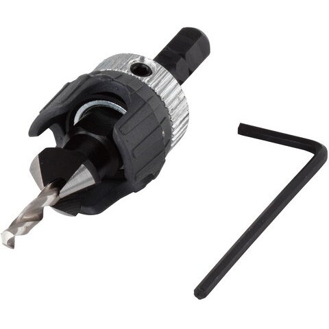 Wolfcraft 2544000 - 3,2-12mm Screw Starter With Countersink and Depth Stop