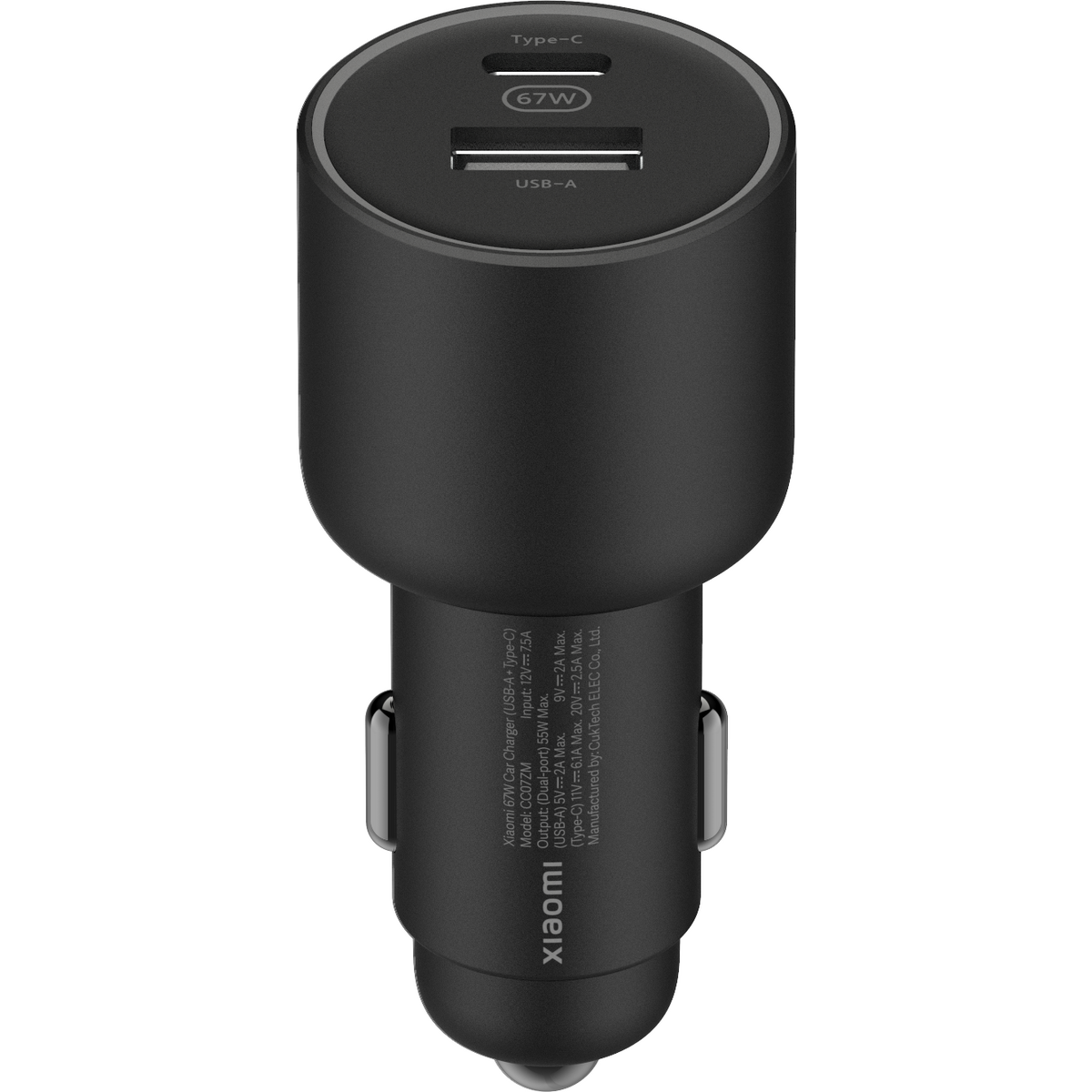 Xiaomi 67W Car Charger (USB-A + Type-C)